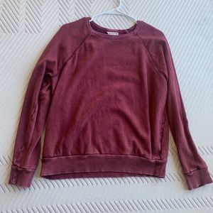 Crew neck sweat shirt